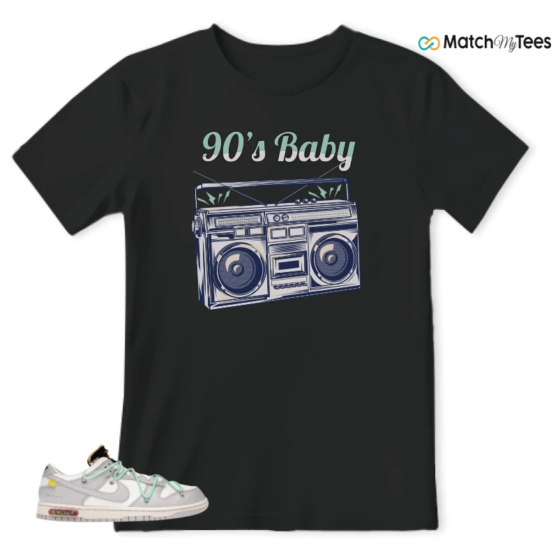 NIKE DUNK LOW OFF-WHITE LOT 4 SNEAKER Matching Tees t-shirt