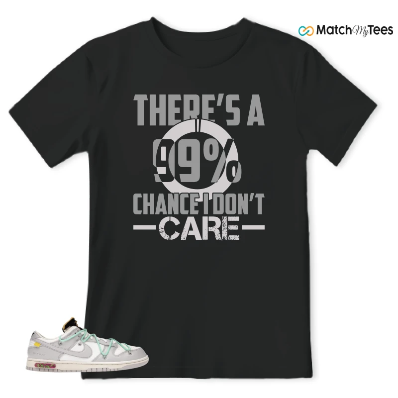 NIKE DUNK LOW OFF-WHITE LOT 4 SNEAKER Matching Tees t-shirt