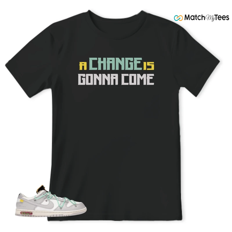 NIKE DUNK LOW OFF-WHITE LOT 4 SNEAKER Matching Tees t-shirt