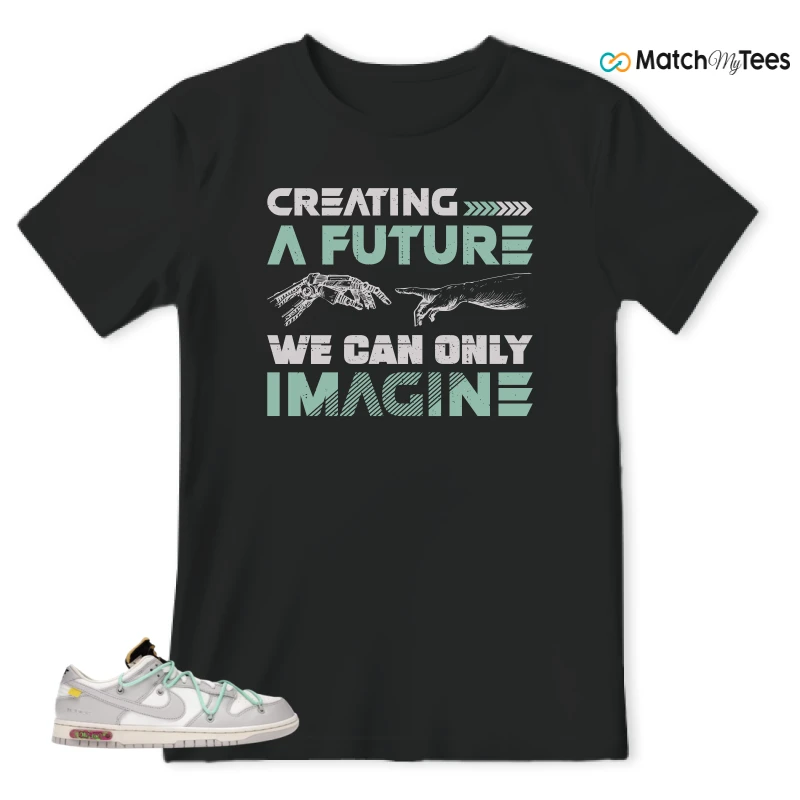 NIKE DUNK LOW OFF-WHITE LOT 4 SNEAKER Matching Tees t-shirt