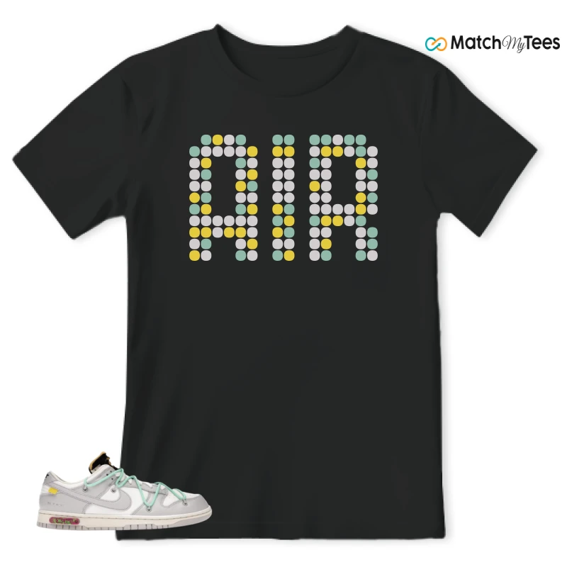 NIKE DUNK LOW OFF-WHITE LOT 4 SNEAKER Matching Tees t-shirt