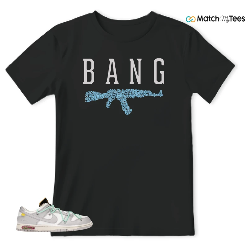 NIKE DUNK LOW OFF-WHITE LOT 4 SNEAKER Matching Tees t-shirt