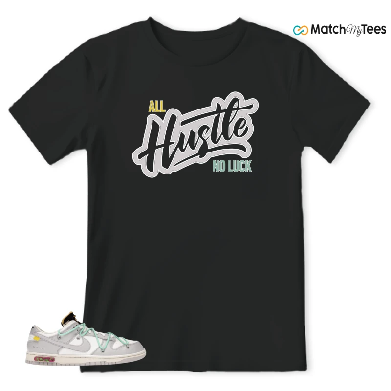 NIKE DUNK LOW OFF-WHITE LOT 4 SNEAKER Matching Tees t-shirt