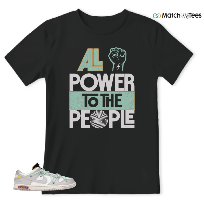 NIKE DUNK LOW OFF-WHITE LOT 4 SNEAKER Matching Tees t-shirt