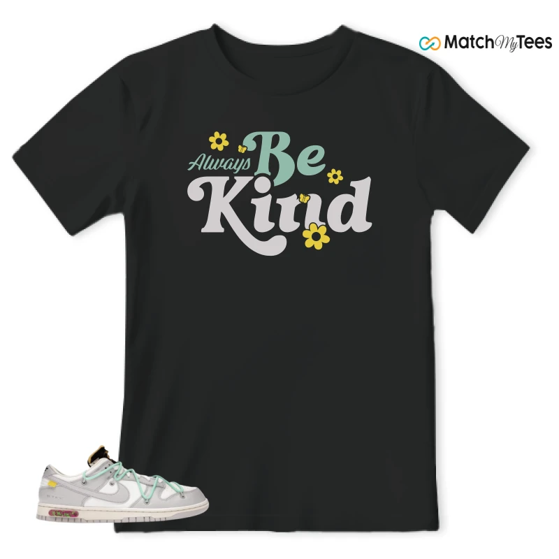 NIKE DUNK LOW OFF-WHITE LOT 4 SNEAKER Matching Tees t-shirt