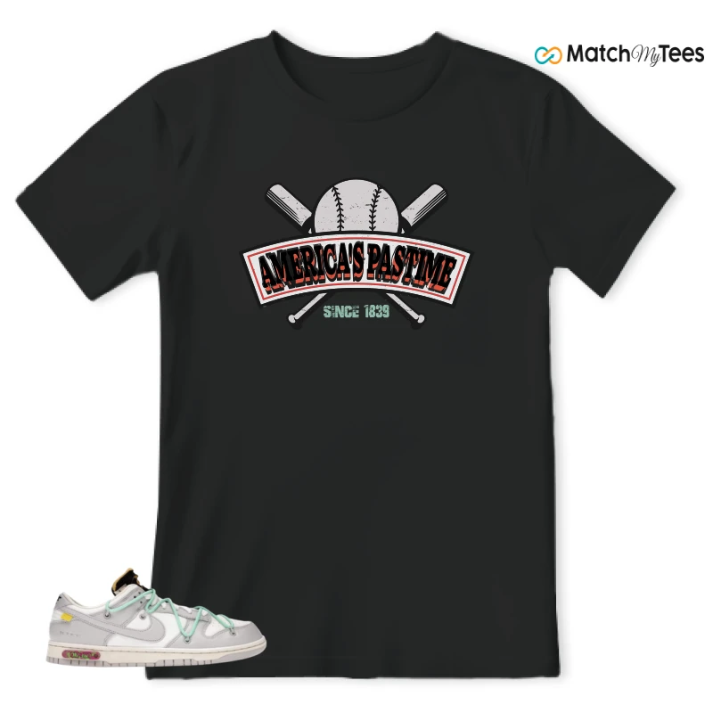 NIKE DUNK LOW OFF-WHITE LOT 4 SNEAKER Matching Tees t-shirt