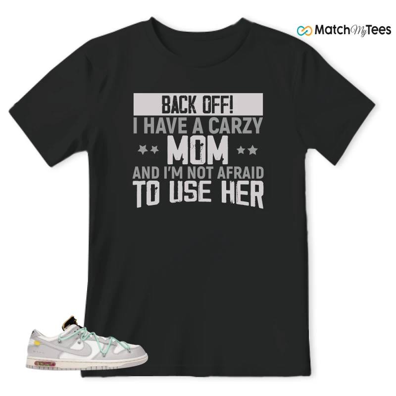 NIKE DUNK LOW OFF-WHITE LOT 4 SNEAKER Matching Tees t-shirt