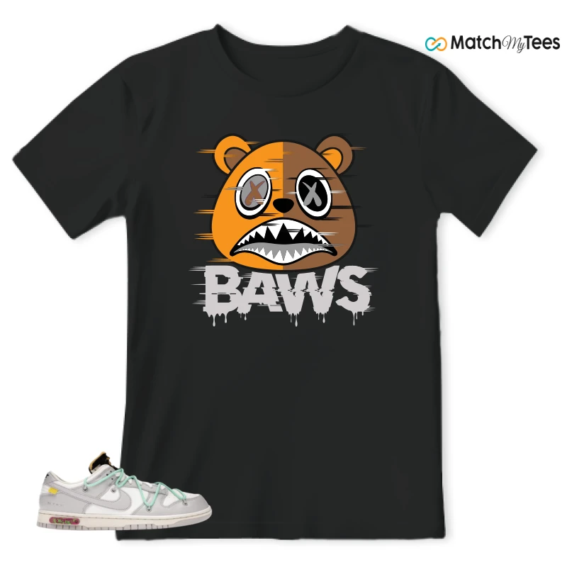 NIKE DUNK LOW OFF-WHITE LOT 4 SNEAKER Matching Tees t-shirt