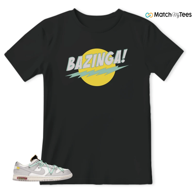 NIKE DUNK LOW OFF-WHITE LOT 4 SNEAKER Matching Tees t-shirt