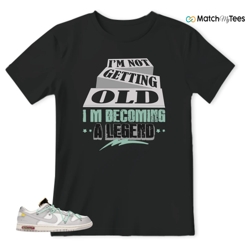 NIKE DUNK LOW OFF-WHITE LOT 4 SNEAKER Matching Tees t-shirt