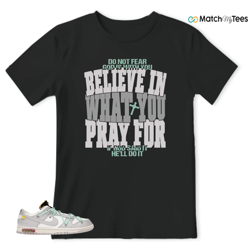 NIKE DUNK LOW OFF-WHITE LOT 4 SNEAKER Matching Tees t-shirt