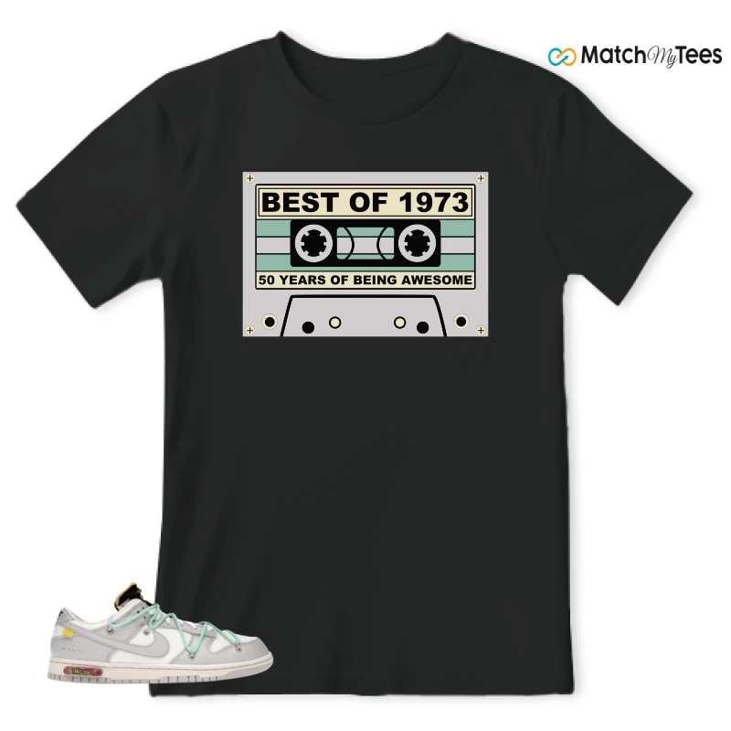 NIKE DUNK LOW OFF-WHITE LOT 4 SNEAKER Matching Tees t-shirt