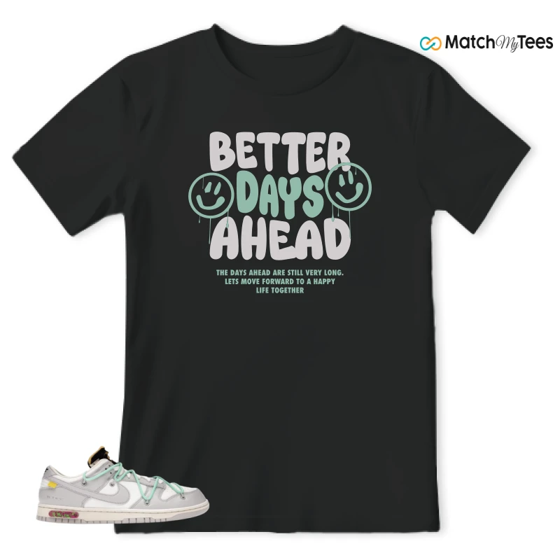 NIKE DUNK LOW OFF-WHITE LOT 4 SNEAKER Matching Tees t-shirt