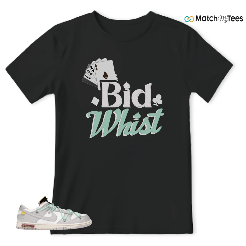 NIKE DUNK LOW OFF-WHITE LOT 4 SNEAKER Matching Tees t-shirt
