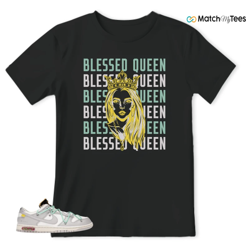 NIKE DUNK LOW OFF-WHITE LOT 4 SNEAKER Matching Tees t-shirt