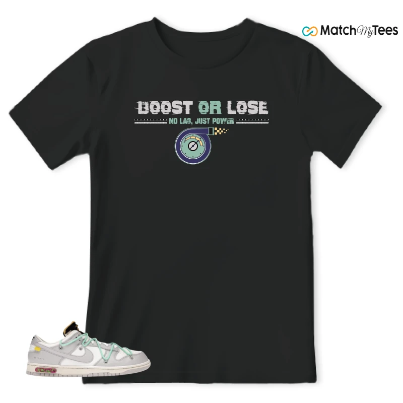 NIKE DUNK LOW OFF-WHITE LOT 4 SNEAKER Matching Tees t-shirt