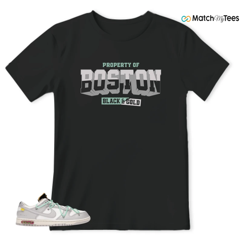 NIKE DUNK LOW OFF-WHITE LOT 4 SNEAKER Matching Tees t-shirt