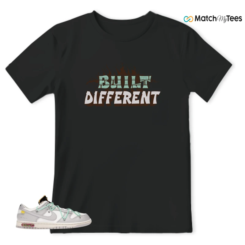 NIKE DUNK LOW OFF-WHITE LOT 4 SNEAKER Matching Tees t-shirt