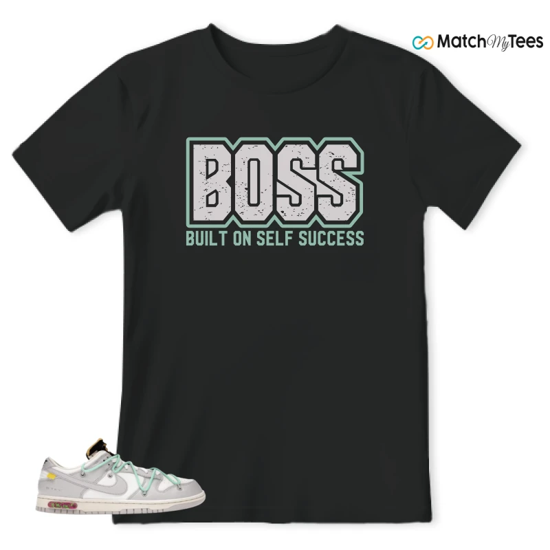 NIKE DUNK LOW OFF-WHITE LOT 4 SNEAKER Matching Tees t-shirt