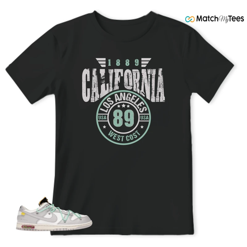 NIKE DUNK LOW OFF-WHITE LOT 4 SNEAKER Matching Tees t-shirt