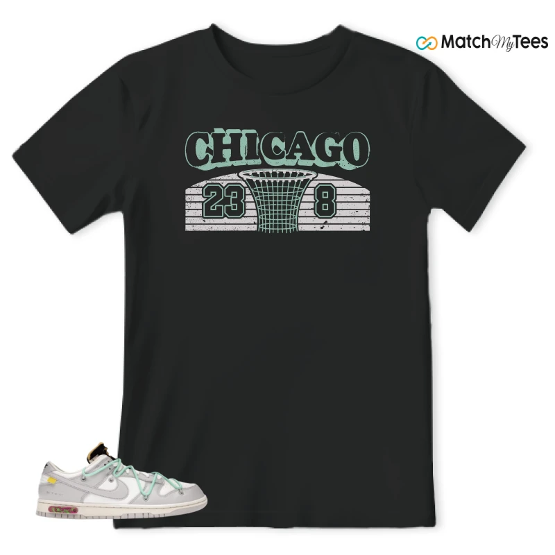 NIKE DUNK LOW OFF-WHITE LOT 4 SNEAKER Matching Tees t-shirt