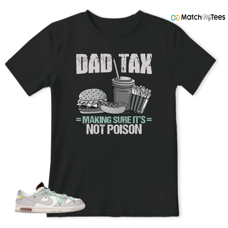 NIKE DUNK LOW OFF-WHITE LOT 4 SNEAKER Matching Tees t-shirt