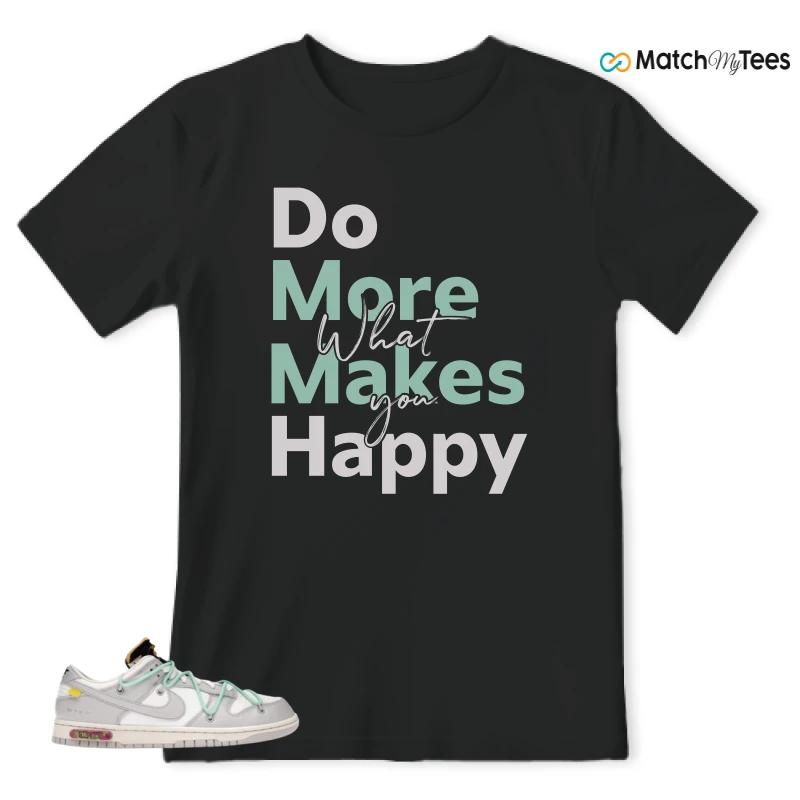 NIKE DUNK LOW OFF-WHITE LOT 4 SNEAKER Matching Tees t-shirt