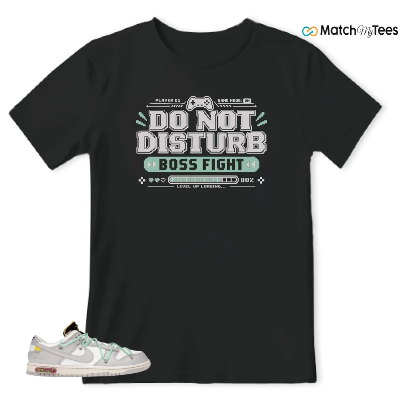 NIKE DUNK LOW OFF-WHITE LOT 4 SNEAKER Matching Tees t-shirt