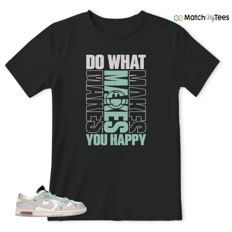 NIKE DUNK LOW OFF-WHITE LOT 4 SNEAKER Matching Tees t-shirt