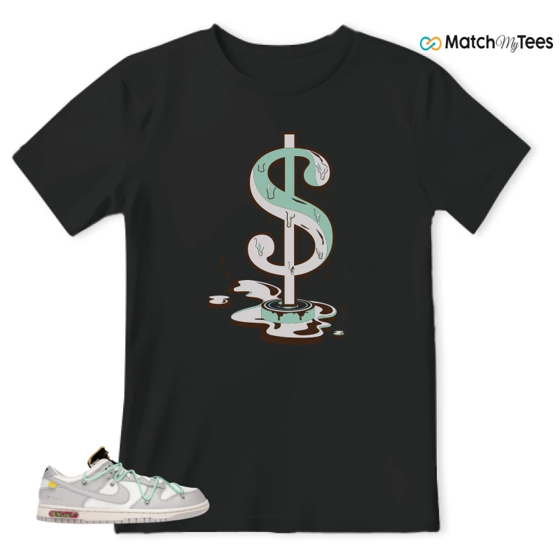 NIKE DUNK LOW OFF-WHITE LOT 4 SNEAKER Matching Tees t-shirt