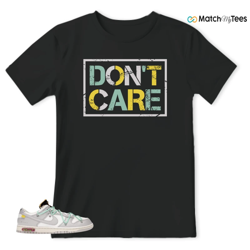 NIKE DUNK LOW OFF-WHITE LOT 4 SNEAKER Matching Tees t-shirt