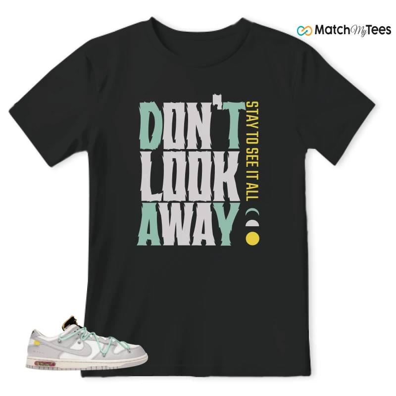 NIKE DUNK LOW OFF-WHITE LOT 4 SNEAKER Matching Tees t-shirt