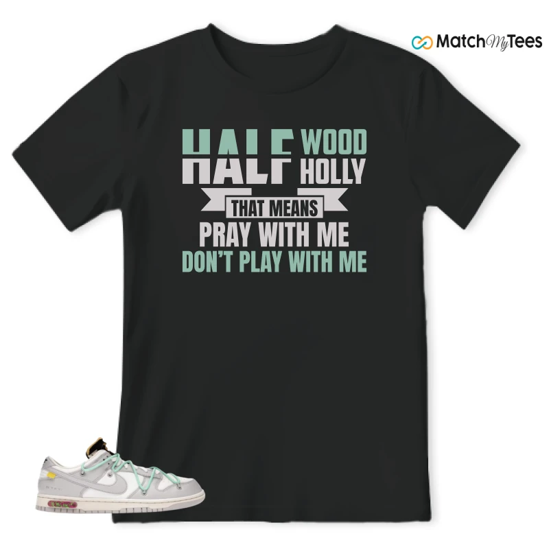 NIKE DUNK LOW OFF-WHITE LOT 4 SNEAKER Matching Tees t-shirt