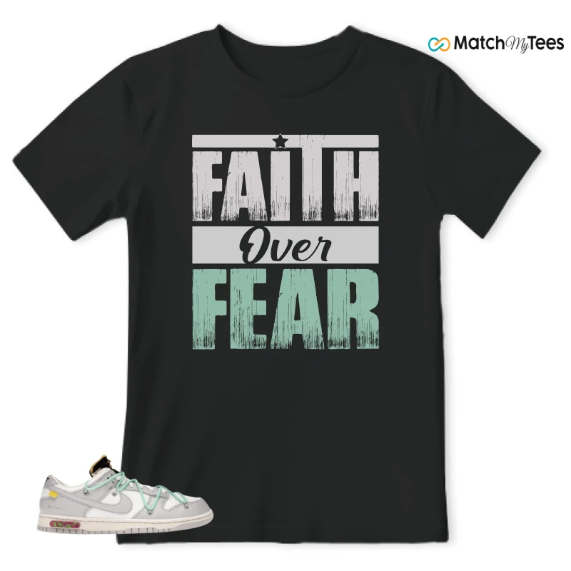 NIKE DUNK LOW OFF-WHITE LOT 4 SNEAKER Matching Tees t-shirt