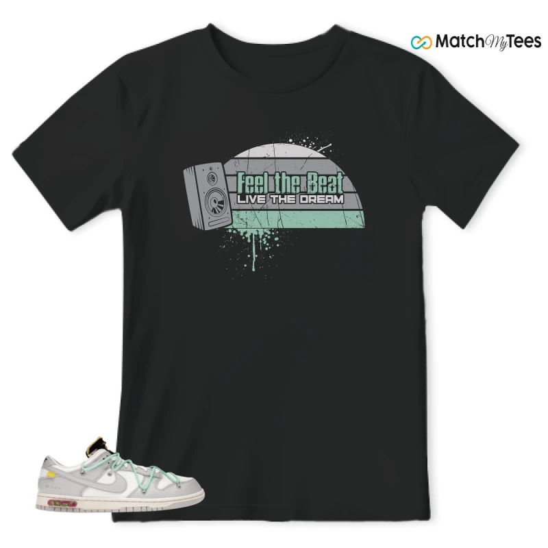 NIKE DUNK LOW OFF-WHITE LOT 4 SNEAKER Matching Tees t-shirt