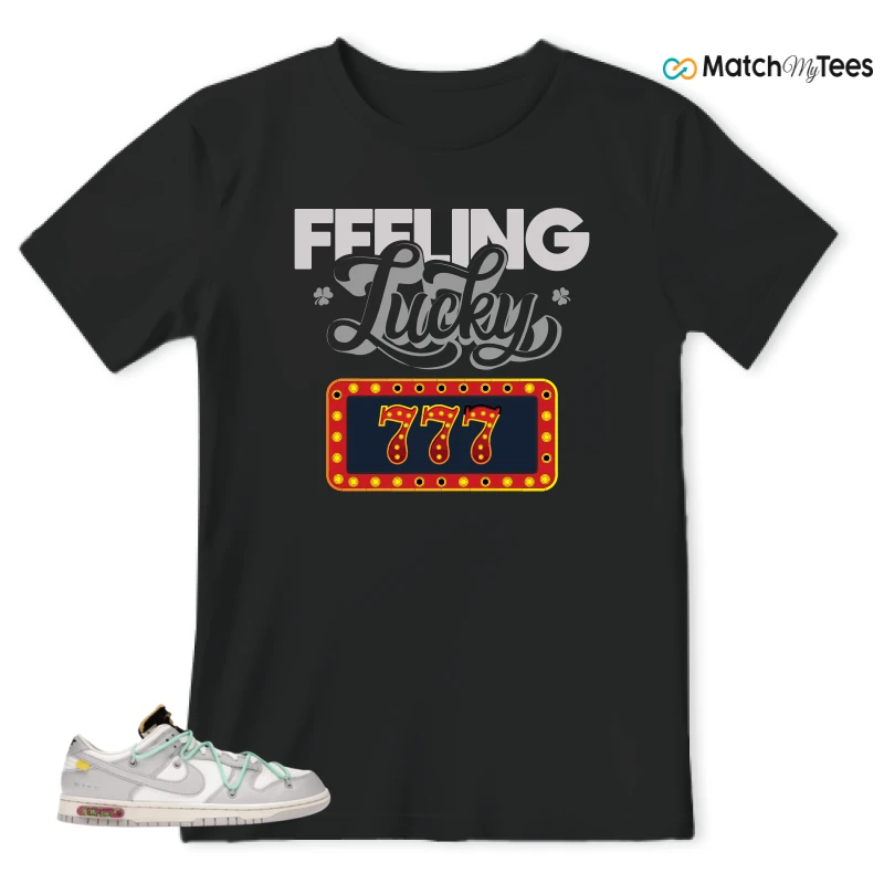 NIKE DUNK LOW OFF-WHITE LOT 4 SNEAKER Matching Tees t-shirt