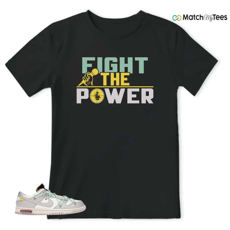 NIKE DUNK LOW OFF-WHITE LOT 4 SNEAKER Matching Tees t-shirt
