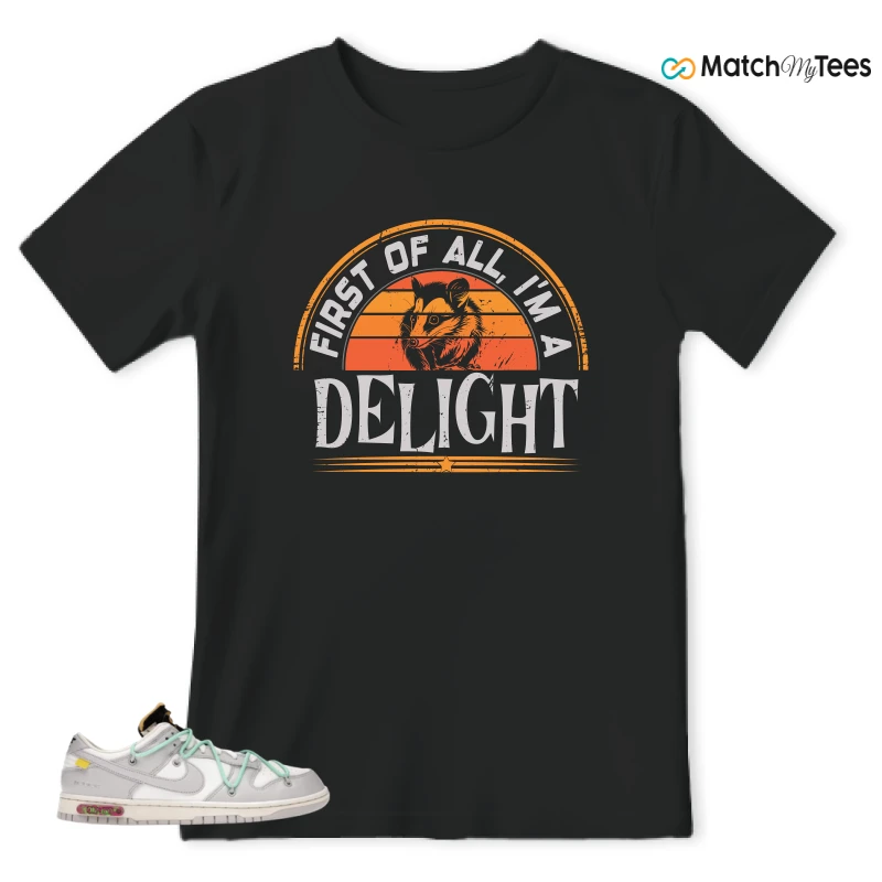 NIKE DUNK LOW OFF-WHITE LOT 4 SNEAKER Matching Tees t-shirt