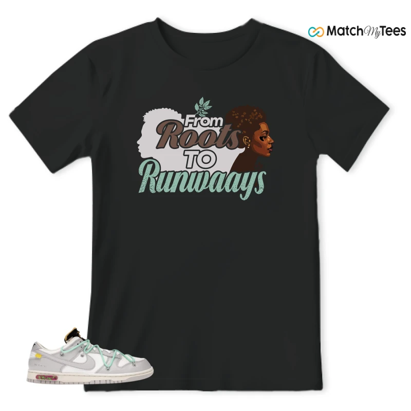 NIKE DUNK LOW OFF-WHITE LOT 4 SNEAKER Matching Tees t-shirt