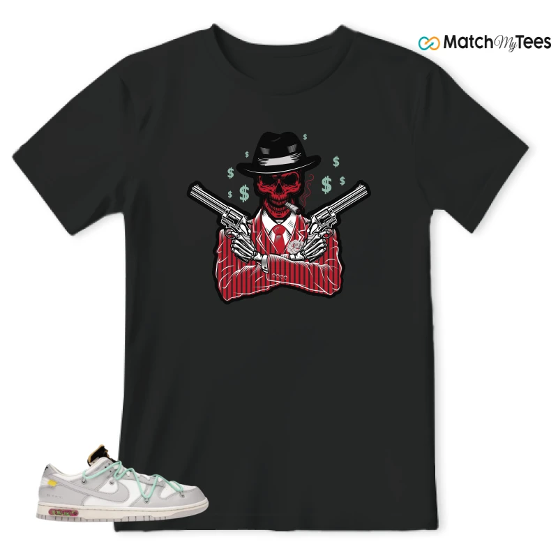 NIKE DUNK LOW OFF-WHITE LOT 4 SNEAKER Matching Tees t-shirt