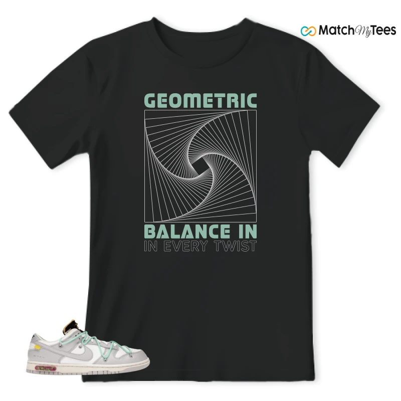 NIKE DUNK LOW OFF-WHITE LOT 4 SNEAKER Matching Tees t-shirt