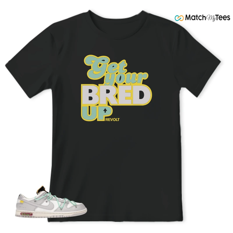 NIKE DUNK LOW OFF-WHITE LOT 4 SNEAKER Matching Tees t-shirt