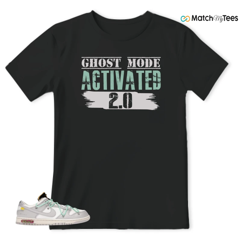 NIKE DUNK LOW OFF-WHITE LOT 4 SNEAKER Matching Tees t-shirt