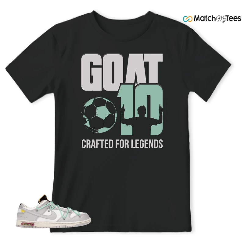 NIKE DUNK LOW OFF-WHITE LOT 4 SNEAKER Matching Tees t-shirt