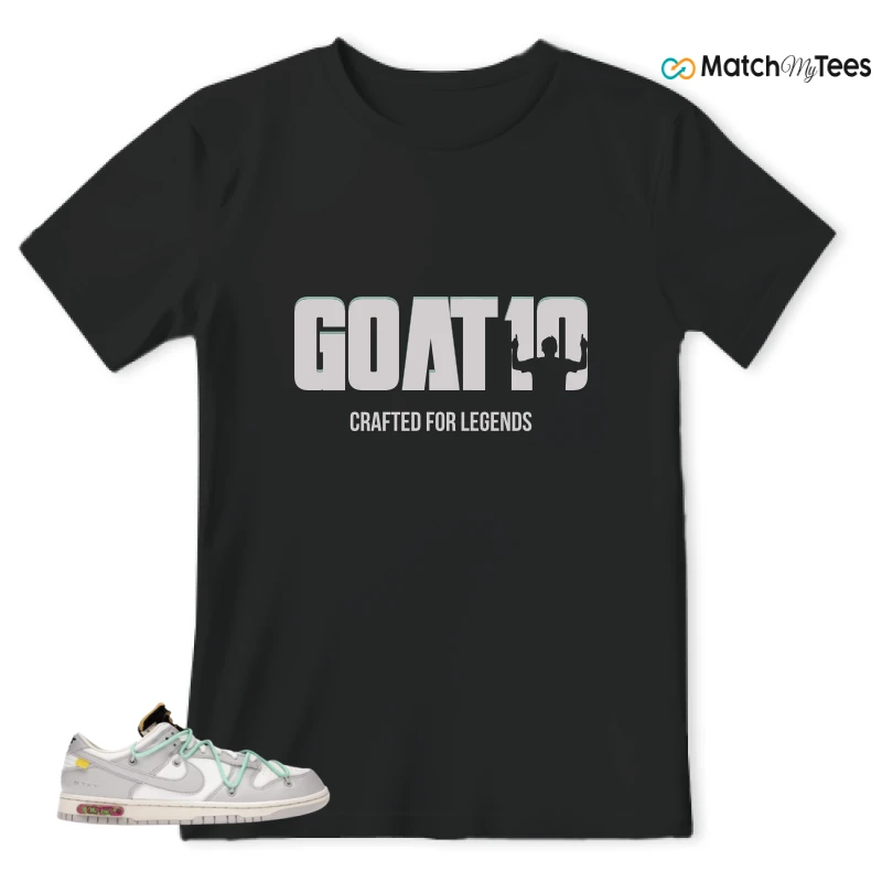 NIKE DUNK LOW OFF-WHITE LOT 4 SNEAKER Matching Tees t-shirt