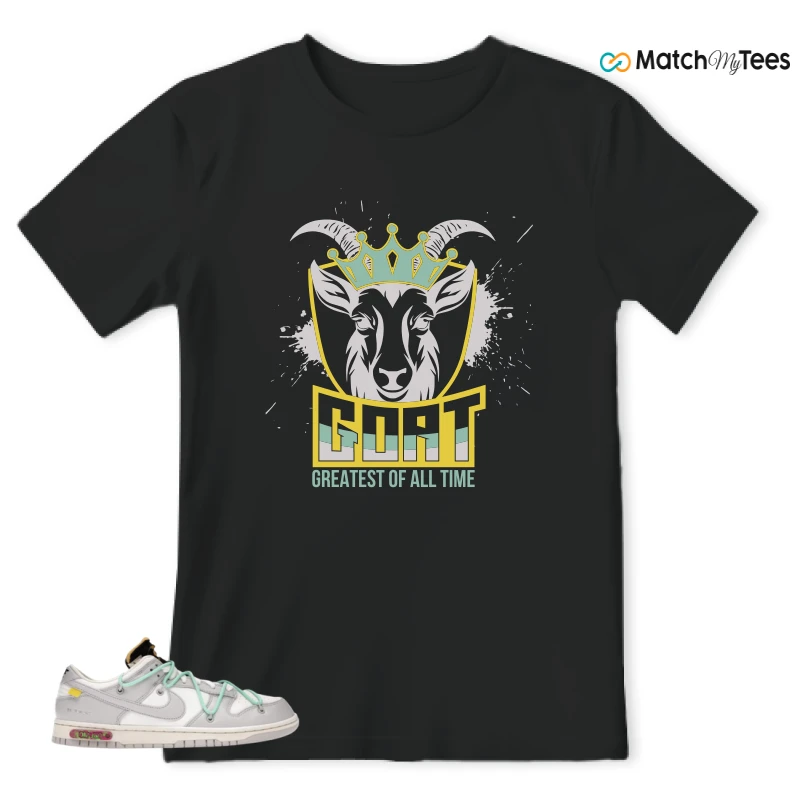 NIKE DUNK LOW OFF-WHITE LOT 4 SNEAKER Matching Tees t-shirt
