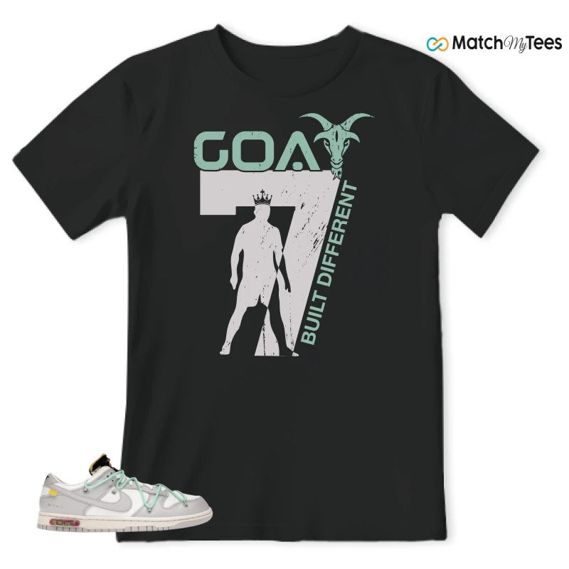 NIKE DUNK LOW OFF-WHITE LOT 4 SNEAKER Matching Tees t-shirt
