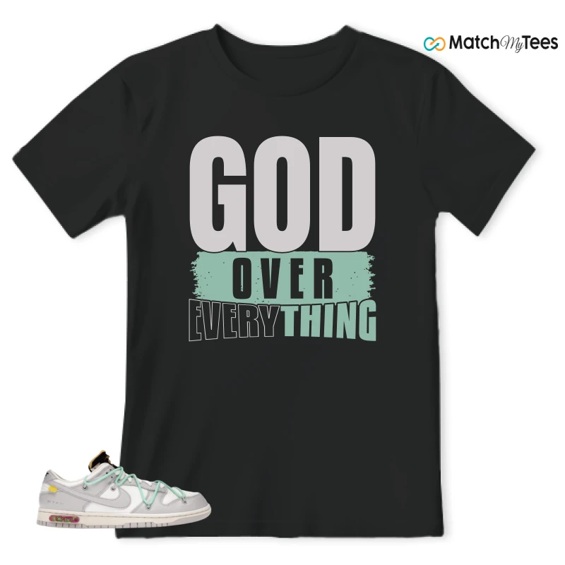 NIKE DUNK LOW OFF-WHITE LOT 4 SNEAKER Matching Tees t-shirt