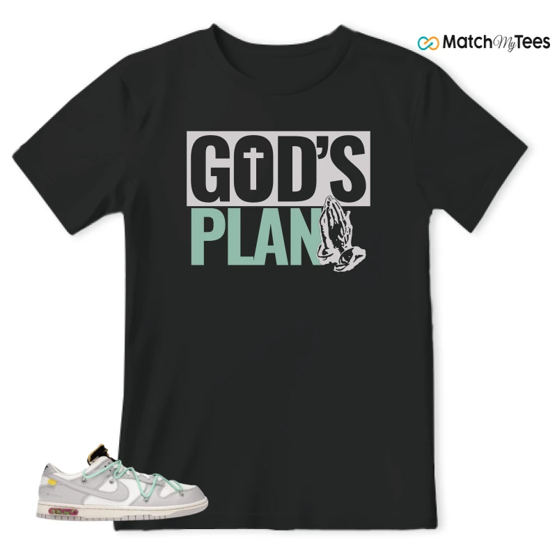 NIKE DUNK LOW OFF-WHITE LOT 4 SNEAKER Matching Tees t-shirt