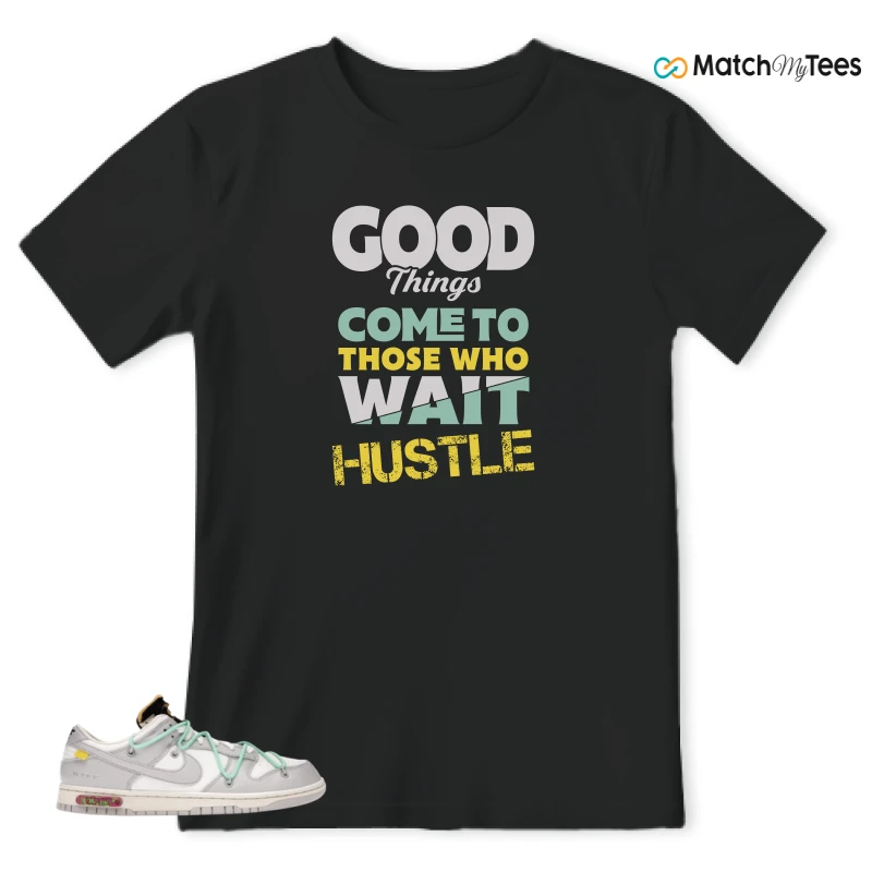 NIKE DUNK LOW OFF-WHITE LOT 4 SNEAKER Matching Tees t-shirt